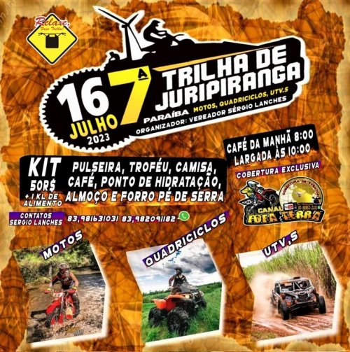 2º Trilão Motos e Trilhas - Agenda Off Road