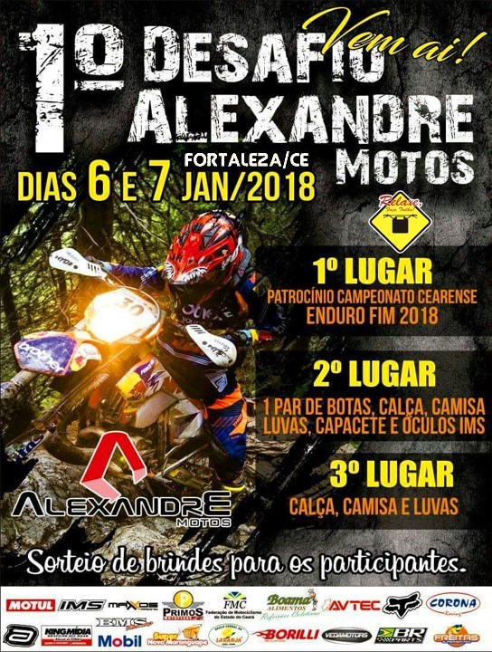 As melhores trilhas de Moto Trail em Ceará (Brasil)