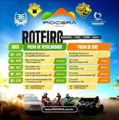 12ª Moto Trilha da Jagua - Agenda Off Road