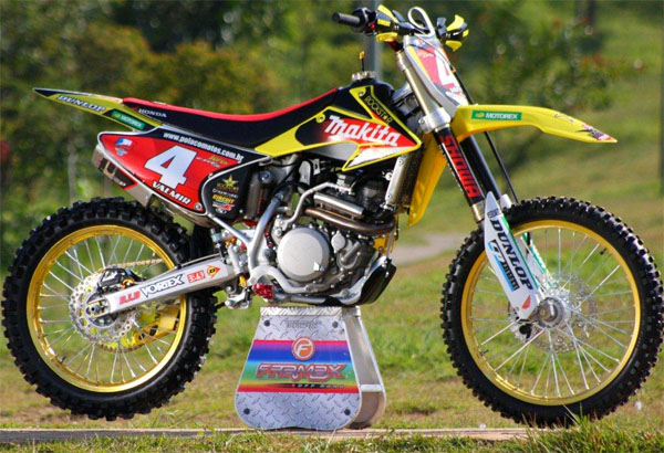 Adesivo Gráfico Moto Trilha Motocross Yamaha Yz 250 450