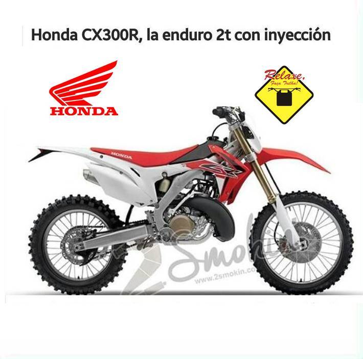 Honda CX300R Enduro 2 Tempos Injetada!..