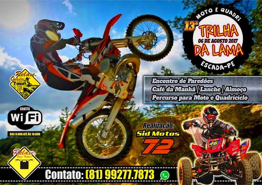 8ª Trilha MOTO CENTRO na Cidade de João Pessoa PB